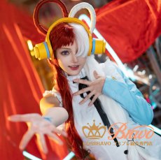 画像2: ワンピースフィルムレッド ONE PIECE FILM RED シャンクスの娘 ウタ UTA コスプレ衣装 (2)