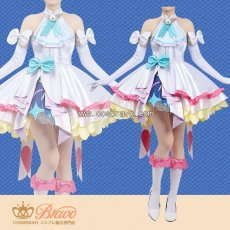 画像1: ひろがるスカイ！プリキュア キュアプリズム 虹ヶ丘ましろ コスプレ衣装 (1)