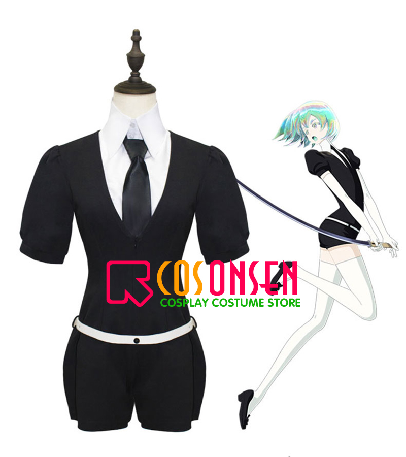 宝石の国 フォスフォフィライト シンシャ ダイヤモンド ボルツ モルガナイト 全員制服 風 コスプレ衣装 演出服 変装 Cosplay 仮装 二次会 イベント パーティー 割引クーポン